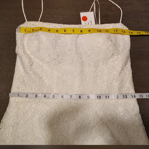 NEW Jenny Yoo Harley Dress Ivory Lace Boned Bodice Bridal Gown Size 8 - Picture 8 of 16